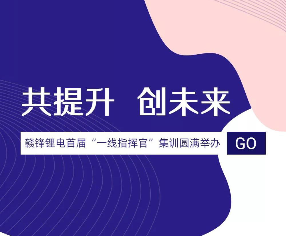 共提升 创未来｜赣锋锂电首届“一线指挥官”集训圆满举办